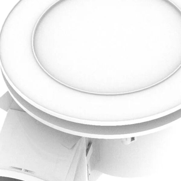 IXL Ducted Ventflo 250 Exhaust Fan with Round Cover and LED - White - Image 2