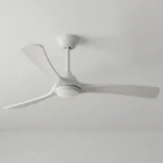Fanco Sanctuary DC Ceiling Fan with LED Light - 52" (White with Whitewash Blades) - Image 2