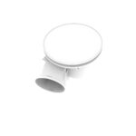 IXL Ducted Ventflo 250 Exhaust Fan with Round Cover - White