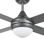 Eglo Stradbroke 48 inch DC Ceiling Fan with E27 Light Titanium Motor