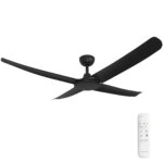 Three Sixty Flatjet 345 DC Ceiling Fan - 56" (Black) - Image 4