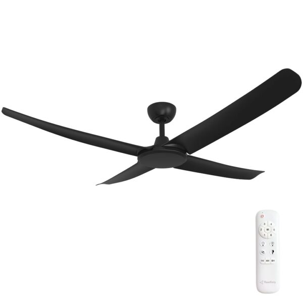 Three Sixty Flatjet 345 DC Ceiling Fan - 56" (Black) - Image 4