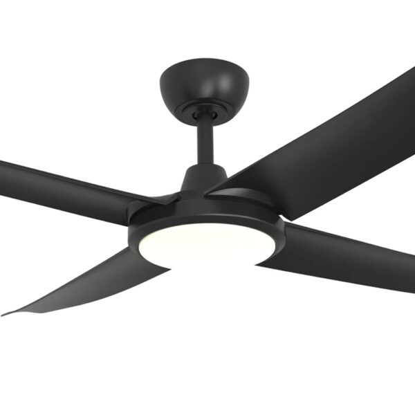 Three Sixty Flatjet 345 DC Ceiling Fan with LED Light - 56" (Black) - Image 3