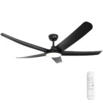 Three Sixty Flatjet 345 DC Ceiling Fan with LED Light - 56" (Black) - Image 6