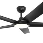 Three Sixty Flatjet 345 DC Ceiling Fan with LED Light - 56" (Black) - Image 5