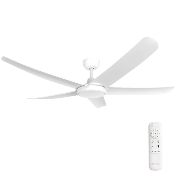 Three Sixty Flatjet 345 DC Ceiling Fan with LED Light - 56" (White) - Image 6