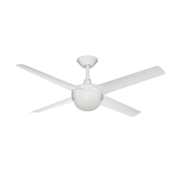 Hunter Pacific Concept AC Ceiling Fan with E27 Light - 52" (White) - Image 1