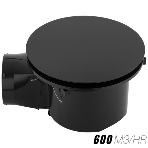 Mercator Turboline Round Exhaust Fan 300 (Black) - Image 1