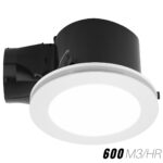 Mercator Turboline Round Exhaust Fan 300 CCT LED (White)