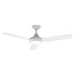 Domus Axis DC Ceiling Fan with LED Light White 48"