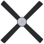Eglo Stradbroke DC Ceiling Fan Blade LED Light 52" Black