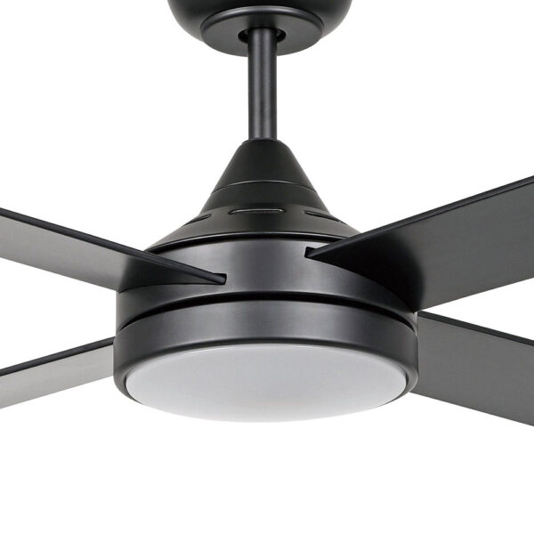 Eglo Stradbroke DC Ceiling Fan Motor LED Light 52" Black