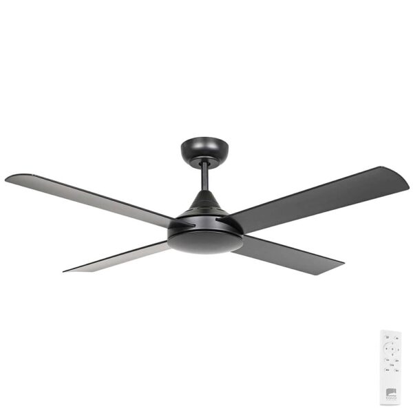 Eglo Stradbroke DC Ceiling Fan with Remote 48" Black