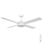 Eglo Stradbroke DC Ceiling Fan with Remote LED Light 48" White