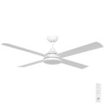 Eglo Stradbroke DC Ceiling Fan with Remote LED Light 52" White