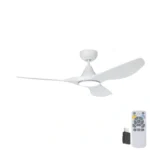 Eglo Surf SMART DC Ceiling Fan with LED Light - 48" (White)