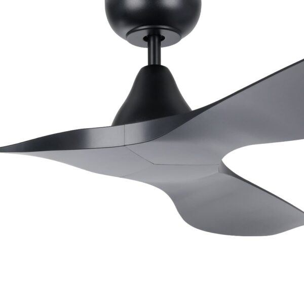 Surf SMART DC Ceiling Fan by Eglo Black 48" Motor