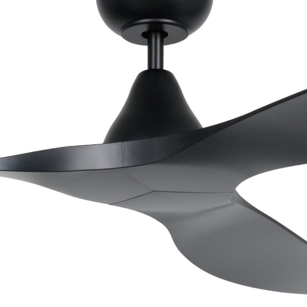 Surf SMART DC Ceiling Fan by Eglo Black 60" Motor