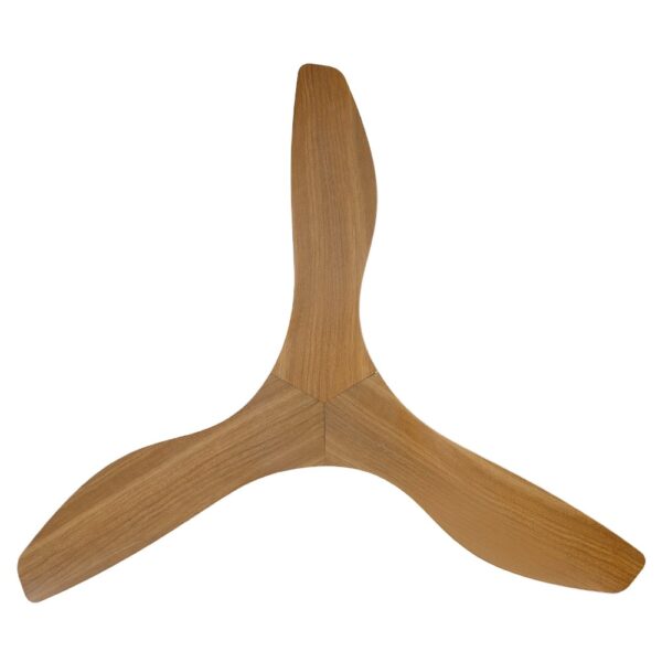Surf SMART DC Ceiling Fan by Eglo Black and Teak 48" Blades