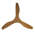 Surf SMART DC Ceiling Fan by Eglo Black with Teak 52" Blades