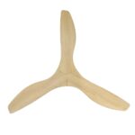 Surf SMART DC Ceiling Fan by Eglo White with Oak 52" Blades
