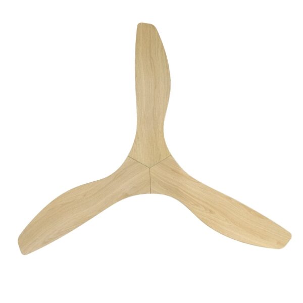 Surf SMART DC Ceiling Fan by Eglo White with Oak 52" Blades