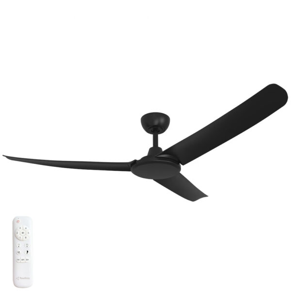 Three Sixty FlatJET 3/4/5 DC Ceiling Fan - 56" (Black)