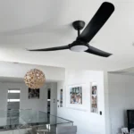 Three Sixty Flatjet 345 DC Ceiling Fan with LED Light - 56" (Black) - Image 2