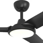 Three Sixty Flatjet 345 DC Ceiling Fan with LED Light - 56" (Black) - Image 3