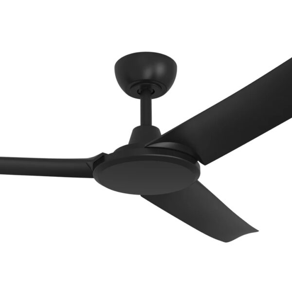 Three Sixty Flatjet 345 Blade DC Ceiling Fan Black 56" Motor