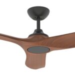 Hunter Pacific Evolve Ceiling Fan DC 52" Black with Koa Motor