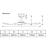 Hunter Pacific Evolve DC 48-inch Dimension