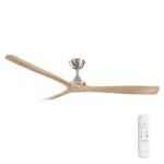 Three Sixty Spitfire DC - 60'' (152cm) - Brushed Nickel (M) - Natural (B) - *TWO BOXES*