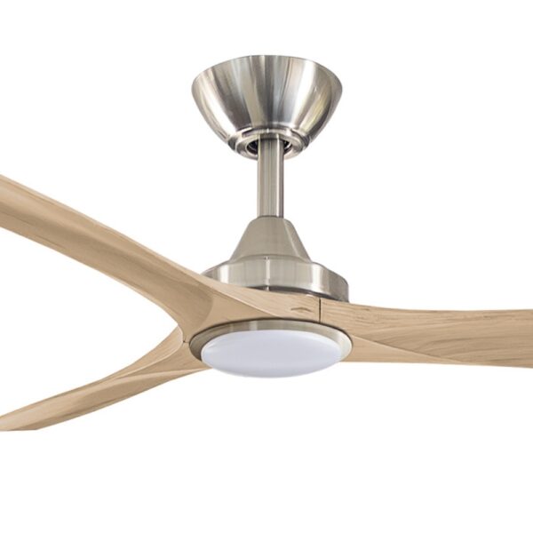 Three Sixty Spitfire DC - 60'' (152cm) - Brushed Nickel (M) - Natural (B) - CCT LED - *TWO BOXES* - Image 2