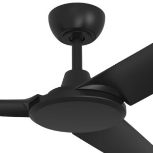 Three Sixty FlatJET 3 Blades DC Ceiling Fan in Black 52" Motor