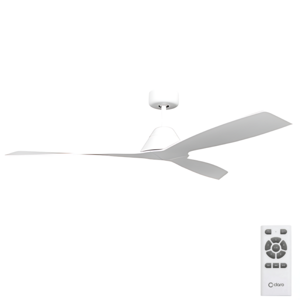 Claro Dreamer DC Ceiling Fan – White 52″ Claro Dreamer DC Ceiling Fan - 52" (White) - Image 1
