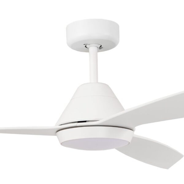 Claro Dreamer DC Ceiling Fan with LED Light - 52" (White) - Image 2