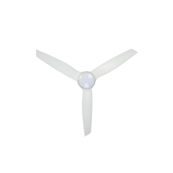 Claro Dreamer DC Ceiling Fan with LED Light - 52" (White) - Image 3
