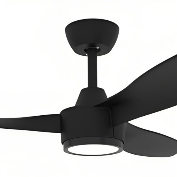 Domus Blast DC Ceiling Fan with LED Light - 48" (Black) - Image 2