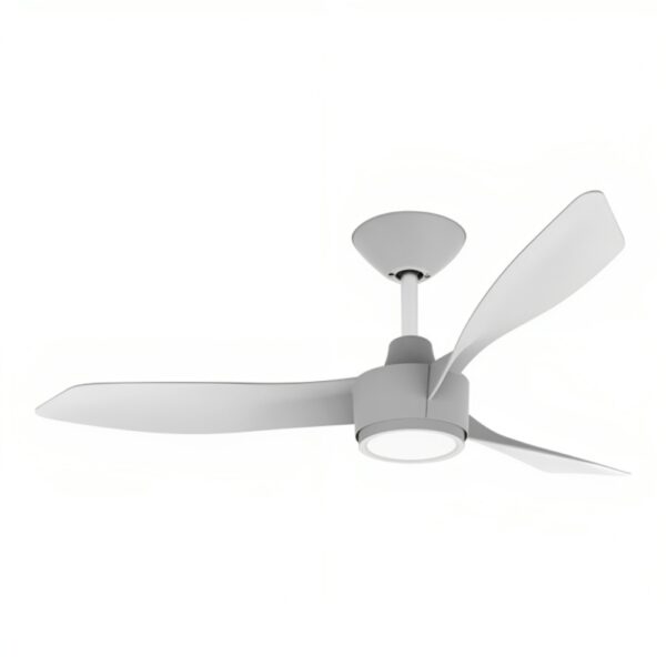 Domus Blast DC Ceiling Fan with LED Light - 48" (White) - Image 1