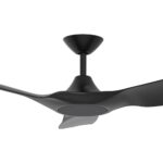 Domus Strike DC Ceiling Fan in 60-inch Black Colour Motor