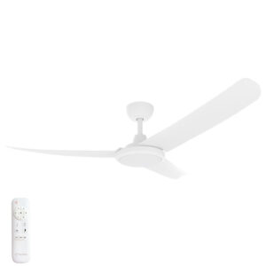 Three Sixty FlatJET 3/4/5 DC Ceiling Fan with LED Light - 52" (White)