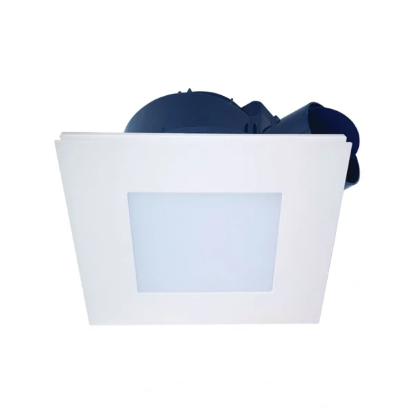 Ventair Airbus EC 500 Square Ceiling Exhaust Fan with Wall Control and CCT LED - White