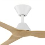 Fanco Infinity-iD DC Ceiling Fan with Wall Control & Remote/SMART - 54" (White with Beechwood Blades) - Image 2