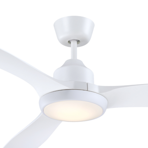 Mercator Raptor DC Ceiling Fan with LED Light - 52" (White) - Image 2