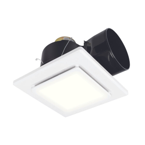 Fanco-Metro-CCT-LED Metro Quiet Boost CCT LED Exhaust Fan - 250 (White) - Image 1