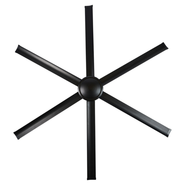 Brilliant Colossus DC 84-inch Ceiling Fan in Black No Light