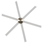 Brilliant Colossus DC 84-inch Ceiling Fan in Satin Nickel No Light