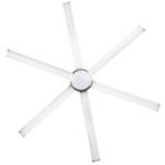 Brilliant Colossus DC 84-inch Ceiling Fan in Satin Nickel with LED Light