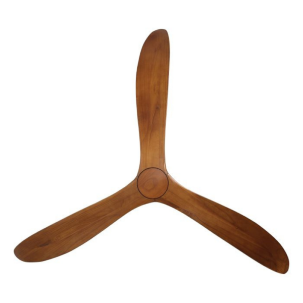 Eglo Currumbin DC Ceiling Fan - 60" (Black with Merbau Blades) - Image 4